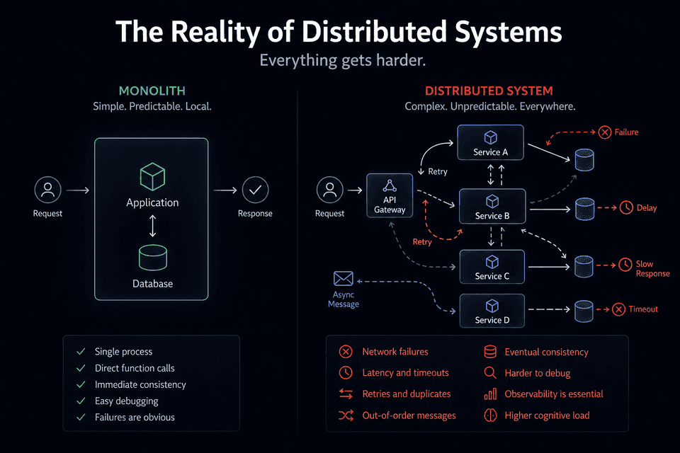 Single system vs distributed complexity